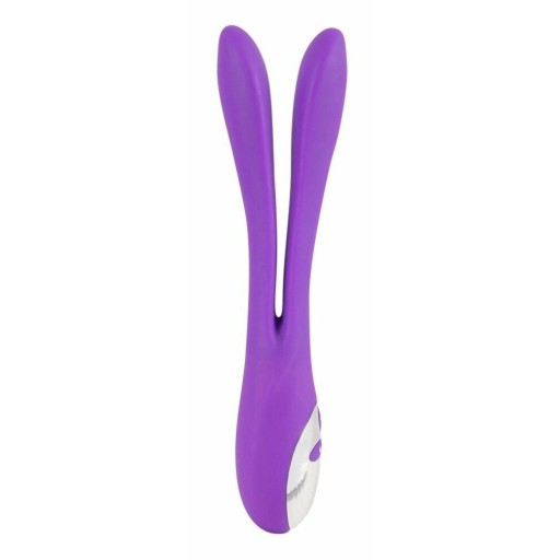 SWEET SMILE BENDABLE DOUBLE VIBRATOR - Zginany podwójny wibrator