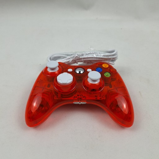 ЗАМЕНА ПРОВОДНОГО ГЕЙМПАДА RED DUAL SHOCK НОВЫЙ XBOX 360 PC USB