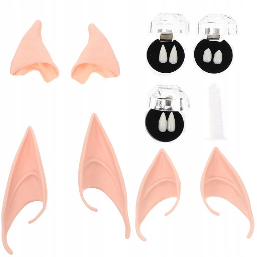 1 zestaw Elf Ears przebranie na karnawał akcesoria