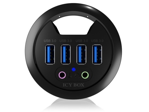 ICY BOX IB-HUB1403A настольный HUB 60 мм