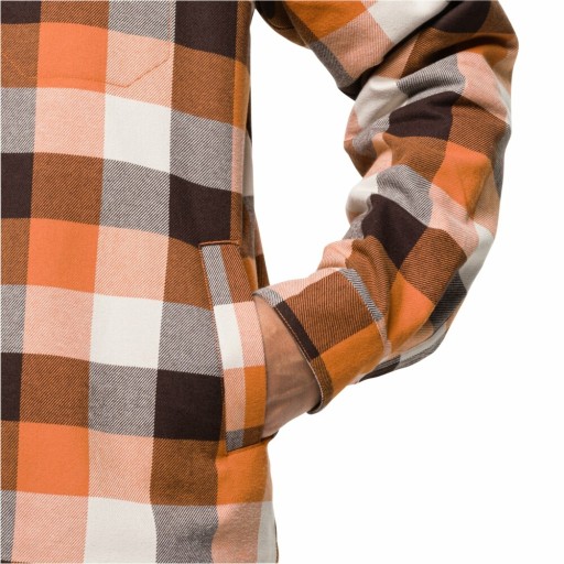 Jack Wolfskin M Мужская фланелевая рубашка в клетку