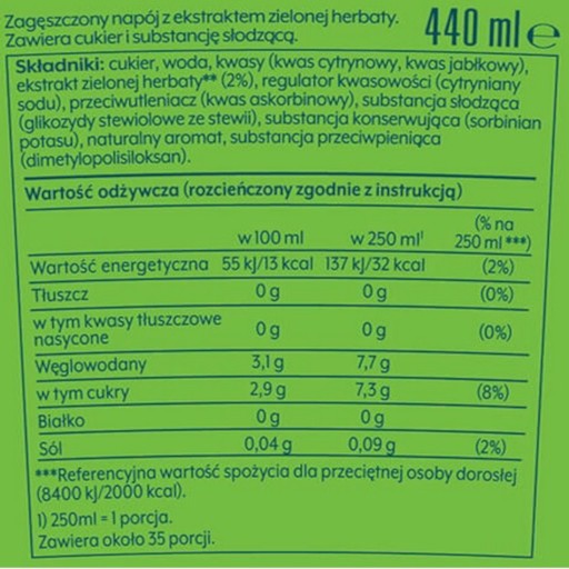 SodaStream Lipton Концентрат зеленого чая 440 мл