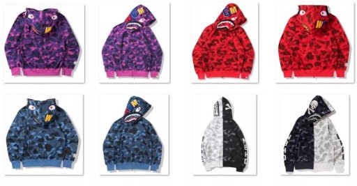 Толстовка Bape Shark kangaroo, зеленая камуфляжная кенгуру, S