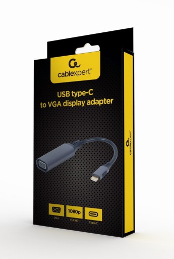 ПЕРЕХОДНИК КАБЕЛЯ АДАПТЕРА USB C-VGA MacBook 4K 60 Гц
