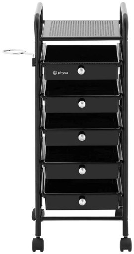 Тележка парикмахерская 10 кг 5 ящиков PHYSA 10040540