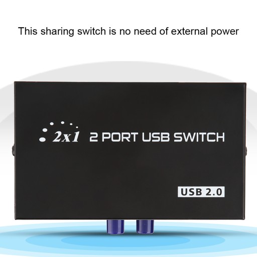 2/4-портовый USB 2.0 ручной переключатель общего доступа для ПК, принтера, сканера