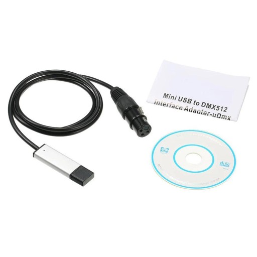 Адаптер интерфейса USB-DMX512 для ПК длиной 3,48 фута