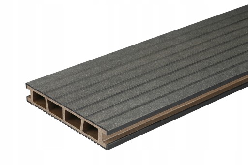 Террасная доска Bergdeck ДПК 2,4 м x 0,15 м Черный