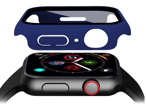 Etui Ochronne + Wbudowane Szkło / 2w1 do Apple Watch 7 8 9 / 45mm