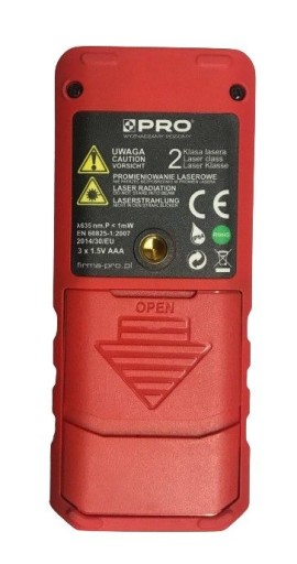 Лазерный дальномер цифровой PRO DL-100X 100м