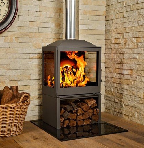 ПОДСТАВКА ДЛЯ КАМИНА 60X40 ИЗ ЗАКАЛЕННОГО СТЕКЛА