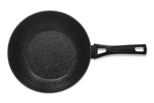 WOK 28 см Сковорода глубокая, глубокая мраморная сковорода, индукция