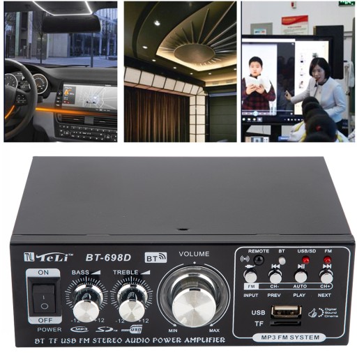 РАДИОЦИФРОВОЙ УСИЛИТЕЛЬ МОЩНОСТИ СТЕРЕОЗВУКА 180 Вт BT-698D HIFI