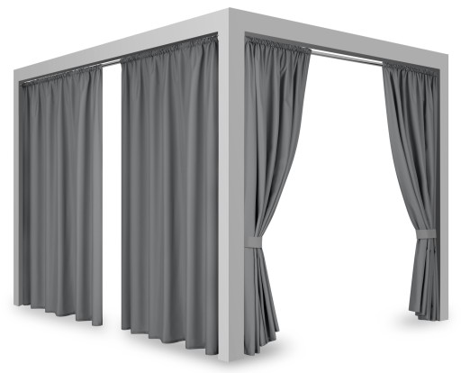 Zasłona ogrodowa TARAS balkon ALTANA 150x220 tunel