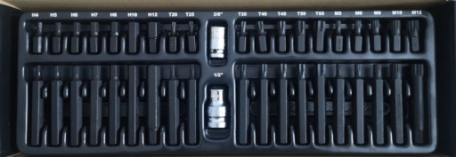Набор бит TORX BITS Allen HEX XZN SPLINE, 40 шт. HONITON INSERT H0040
