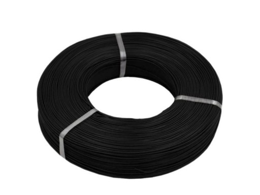 СИЛИКОНОВЫЙ КАБЕЛЬ 6,8 мм2 9AWG черный 1м MSP
