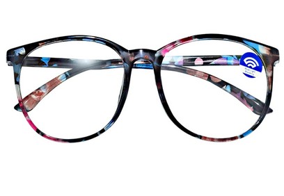 OKULARY duże przezroczyste antyblue UV400 zerówki