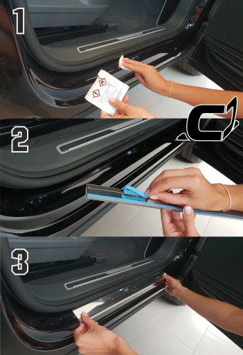 Накладки на пороги Chrysler Grand Voyager IV.