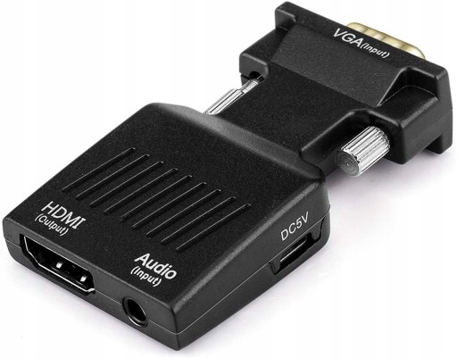 Адаптер-конвертер VGA D-SUB в HDMI Audio Sound
