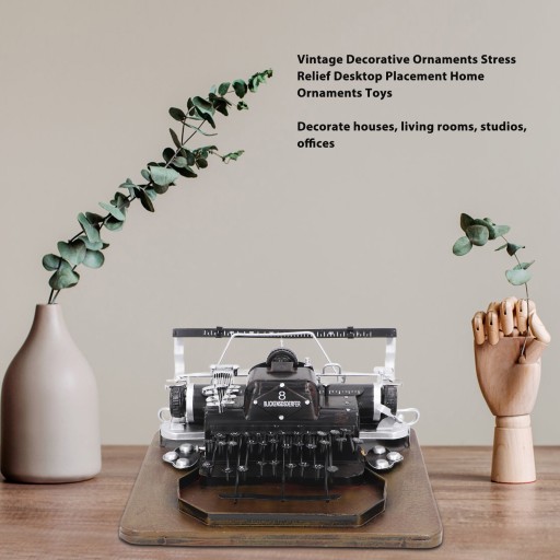 Винтажная модель пишущей машинки с декомпрессией