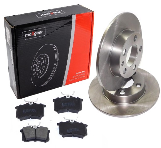 Диски+колодки ЗАДНИЕ VW Golf 4 Toledo Leon Octavia