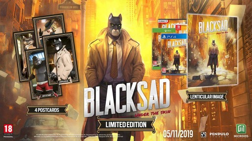 Blacksad: Under the Skin LIMITED НОВЫЙ ПЕРЕКЛЮЧАТЕЛЬ