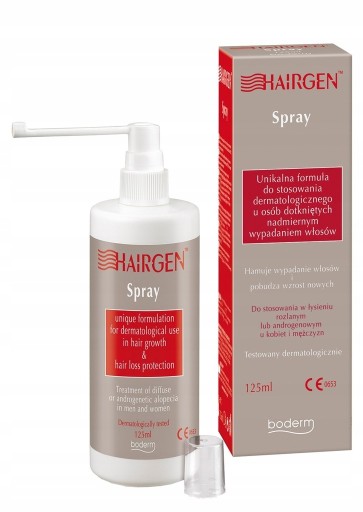 Спрей Hairgen для волос при диффузной или андрогенной алопеции, 125 мл
