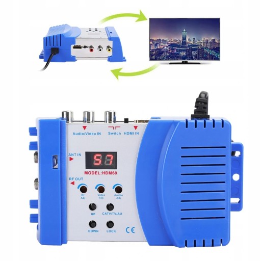 MODULATOR HDMI RF CYFROWY KONWERTER HDM69