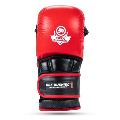 RĘKAWICE DO MMA TRENINGOWE CHWYTNE GRAPPLINGOWE PREMIUM NA WOREK BUSHIDO L