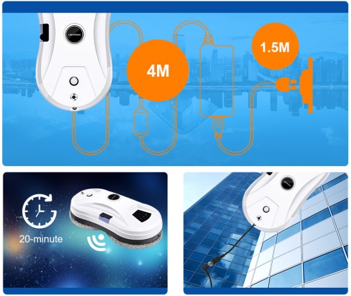 РОБОТ ДЛЯ МОЙКИ ОКОН Liectroux YW610 БЕЛЫЙ