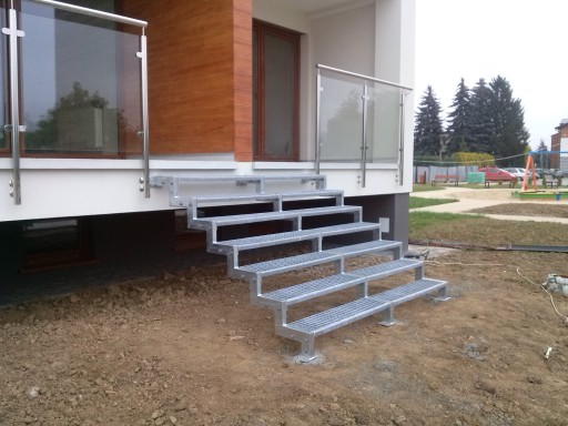 Stopnie WEMA 800x270 mm | ocynkowane | stopień metalowy, stopnice