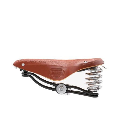Седло Brooks B66, натуральная кожа Honey Brown