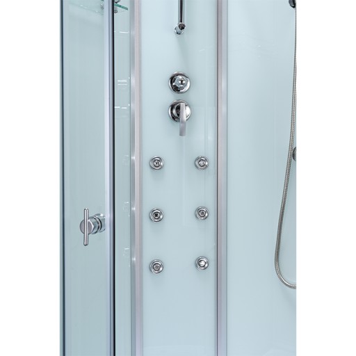 ДУШЕВАЯ КАБИНА С ГИДРОМАССАЖОМ WSH7703A ХРОМ 80x80 CM