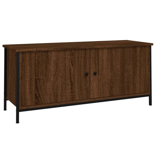 vidaXL Szafka TV, brązowy dąb, 102x35x45 cm, materiał drewnopochodny
