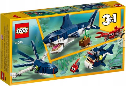 LEGO 31088 CREATOR 3 в 1 Морские существа АКУЛА