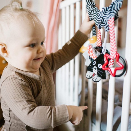 BabyOno ВЕШАЛКА ДЛЯ КОЛЯСКИ, универсальная обучающая спираль