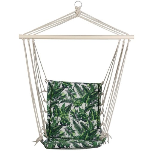 Бразильское кресло HAMAK 100x50CM NATURE WITH INCLUDED CUSHION JUNGLE LIGHT