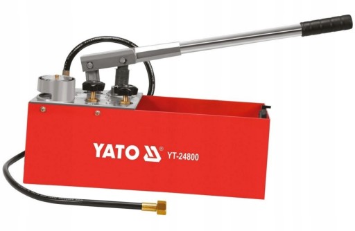 РУЧНОЙ НАСОС YATO ДЛЯ ИСПЫТАНИЙ ДАВЛЕНИЕМ 50 БАР 12 Л