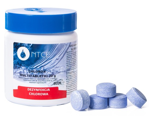 MULTI CHLOR BLUE Таблетки хлора 20 г NTCE 0,5 кг
