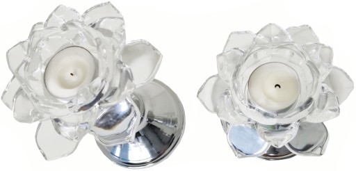 CANDLE STAND набор серебряных подсвечников GLAMOUR Lotus