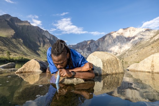 Туристический фильтр для воды LIFESTRAW PEAK 4000 л. Синий