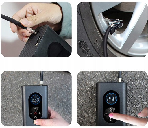ЭЛЕКТРИЧЕСКИЙ НАСОС ДЛЯ АВТОМОБИЛЬНОГО ВЕЛОСИПЕДА POWERBANK