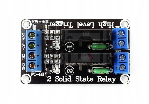 ТВЕРДОТЕЛЬНОЕ РЕЛЕ ССР ARDUINO 2 КАНАЛА