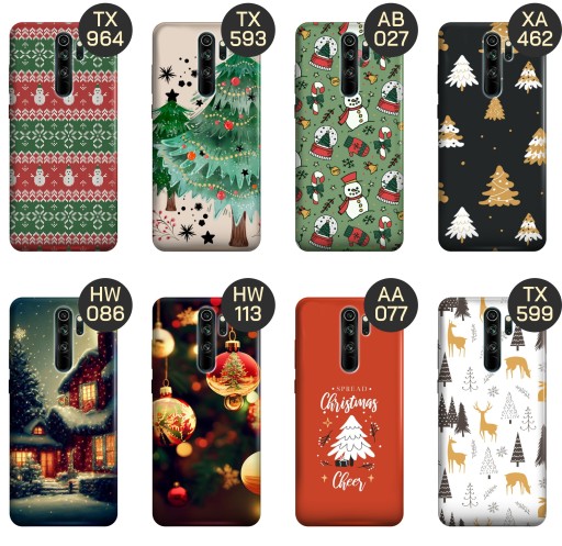 ETUI DO XIAOMI REDMI NOTE 8 PRO WZORY ŚWIĄTECZNE CHRISTMASS ŚWIĘTA OBUDOWA