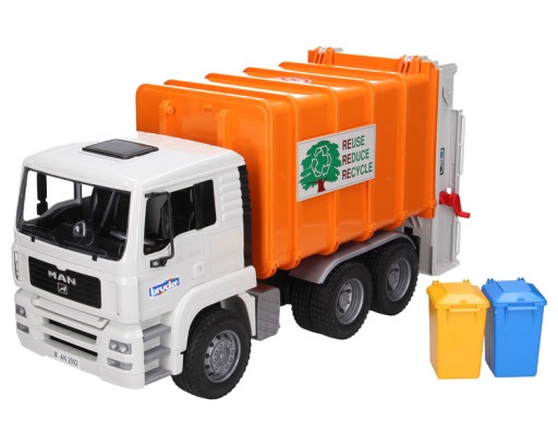 Мусоровоз MAN TGA TOY с задней загрузкой