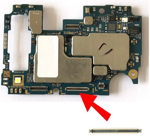 РАЗЪЕМ FPC МАТЕРИНСКОЙ ПЛАТЫ SAMSUNG A50 A505F