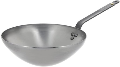 СКОВОРОДА WOK 24 СМ МИНЕРАЛЬНАЯ B УГЛЕРОДНАЯ СТАЛЬ DE BUYER