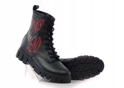 38 БОТИНКИ 303MAT PUNK RED креперы