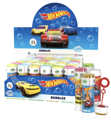 Дисплей мыльных пузырей 36 шт. по 60 мл Hot Wheels