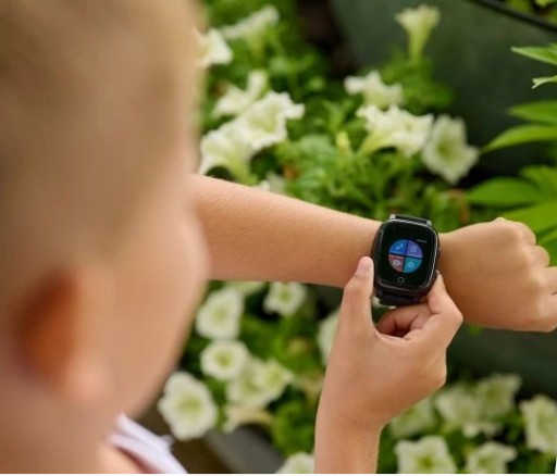 Умные часы Garett Kids Life Max 4G RT, синие, многофункциональные